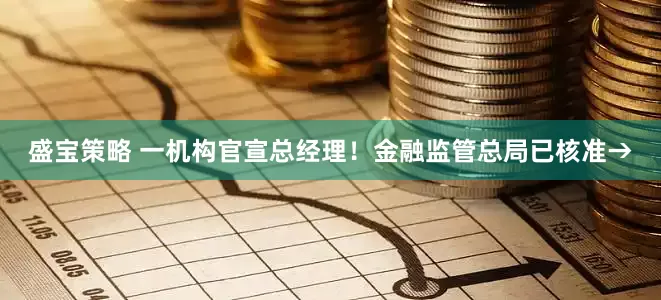 盛宝策略 一机构官宣总经理！金融监管总局已核准→