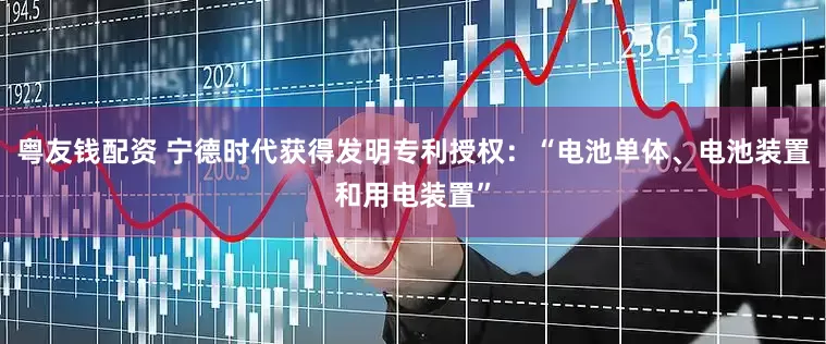 粤友钱配资 宁德时代获得发明专利授权：“电池单体、电池装置和用电装置”